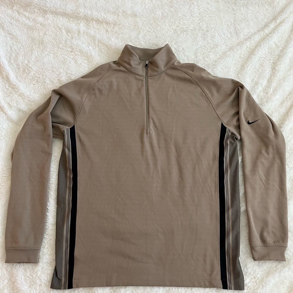 Nike Performance Jacket in Tan and Black